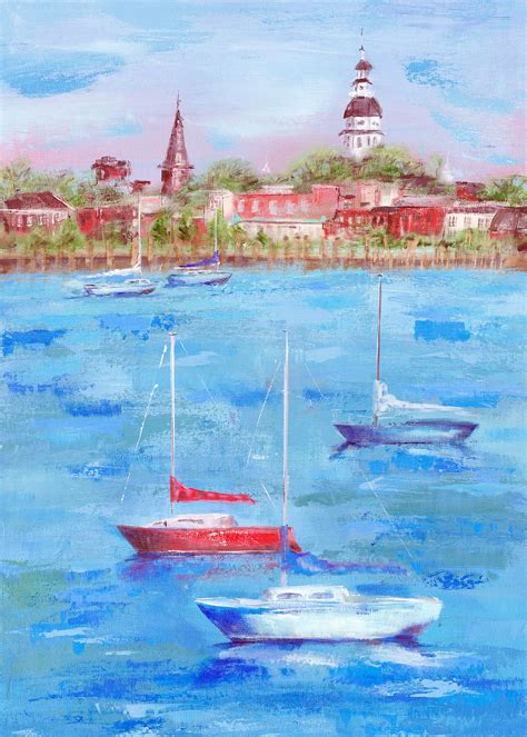 Annapolis Summer : Fine art giclee Annapolis print from | Etsy