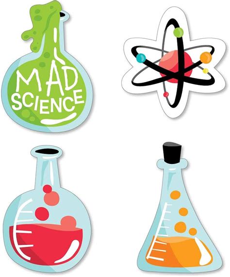 Mad Scientist Clip Art Set - Clip Art Library