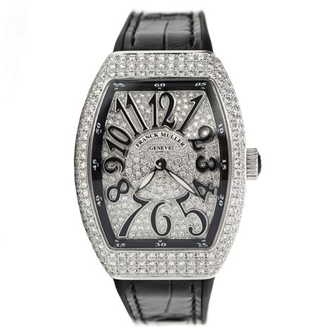 Franck Muller Vanguard Ladies Diamonds V32 QZ D CD AC BL for $19,500 ...