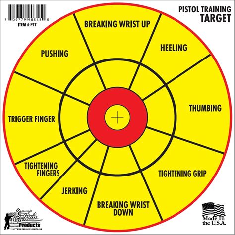 Pistol Training Target - 6PK