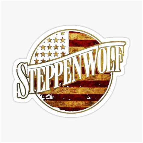 "Steppenwolf Band - Logo " Sticker by jbrise5o | Redbubble