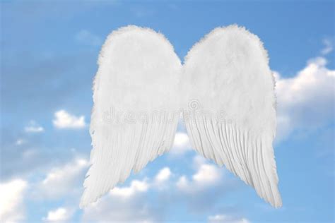 Heavenly Angel Wings on Fantasy Sky. White Heavenly Angel Wings on Fantasy Sky , #AFFILIATE, # ...