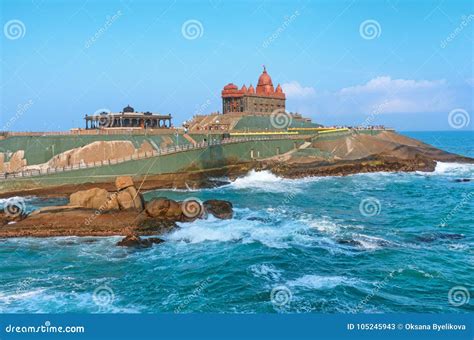 Vivekananda Rock Memorial , Kanyakumari. India Stock Image - Image of religious, comorin: 105245943