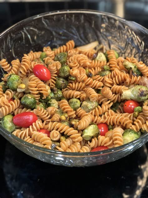 Red Lentil Rotini Pasta Vegetable Salad - Power of 5 Life