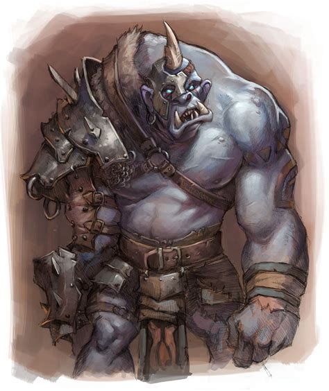 Ogre Concept from World of Warcraft: Warlords of Draenor | Ogre, Warcraft art, Warlords of draenor