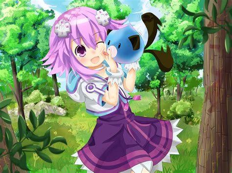 Neptune and her dogoo. : gamindustri