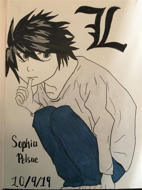 L Fan Art! : r/deathnote