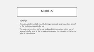 Takaful insurance, Terminologies used, history of takaful, principles and mechanisms, | PPT