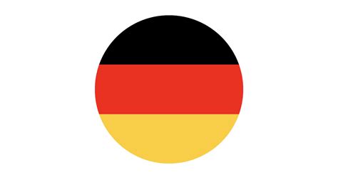 Germany flag circle, vector image and icon 7686780 Vector Art at Vecteezy