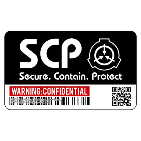 SCP Foundation Water Resistant Sticker | HLJ.com