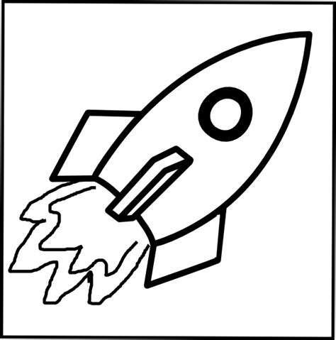 Rocket - Black And White Clip Art at Clker.com - vector clip art online, royalty free & public ...