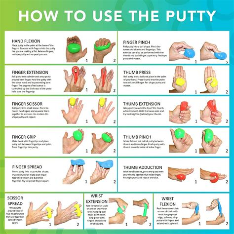 Therapy Putty Finger Exercises at Dorothy Frost blog