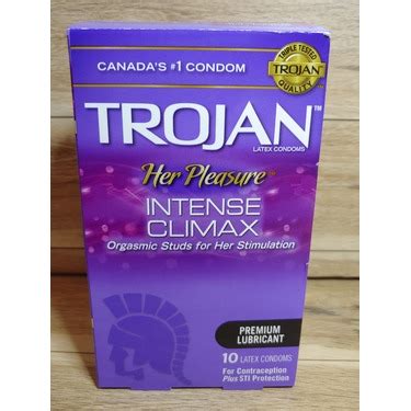 Trojan Her Pleasure Intense Climax Lubricated Latex Condoms reviews in ...