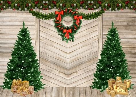 Christmas Tree Backdrops