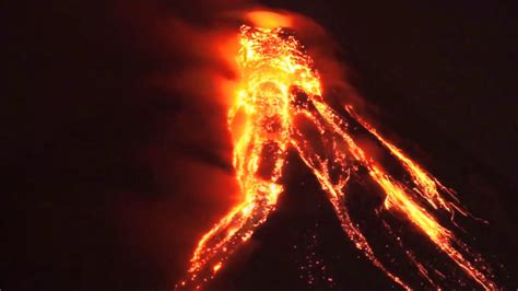 Mayon Volcano Lava Flow! - YouTube