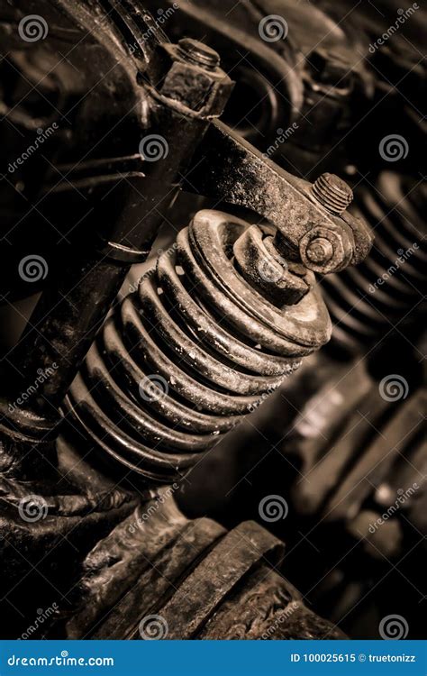 Suspension stock image. Image of metal, grunge, tank - 100025615