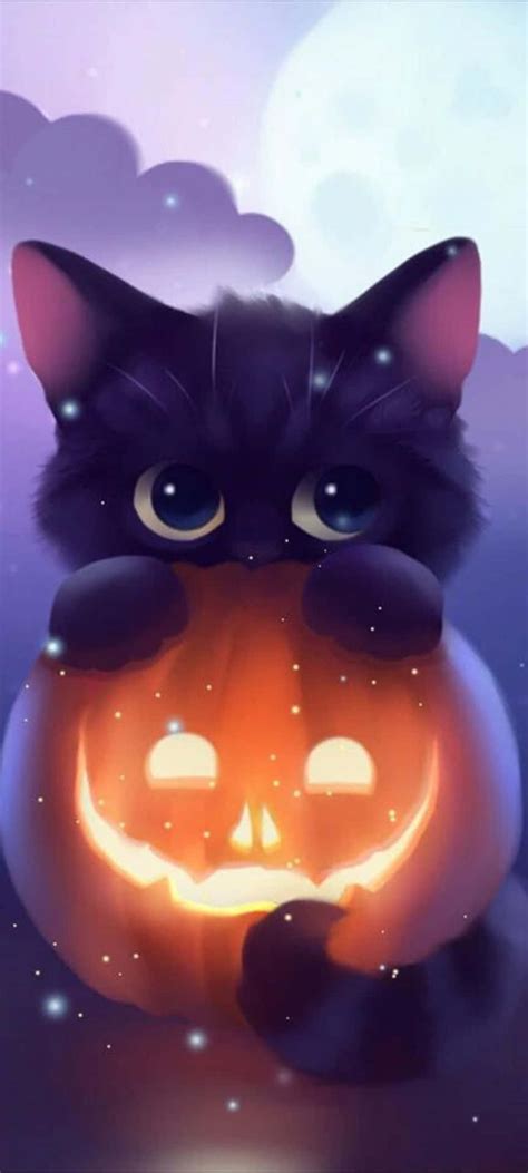 [100+] Halloween Cat Pictures | Wallpapers.com