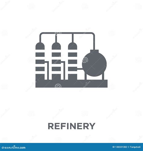 Oil Refinery Icon, Icon Cartoon Vector Illustration | CartoonDealer.com #88213860