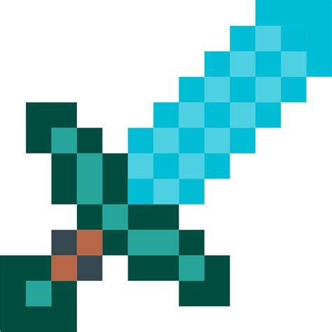 Minecraft Stone Sword Pixel Art Png Download Minecraft