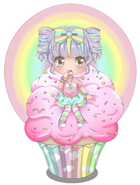 Cupcakes for Jenny by Cupkik.deviantart.com on @DeviantArt | Chibi anime kawaii, Cute kawaii ...