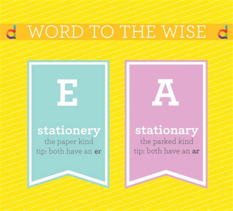 Stationary vs Stationery: Learn The Difference - Daraz.pk Official Blog