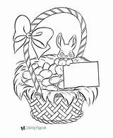 Easter Basket Coloring Pages sketch template