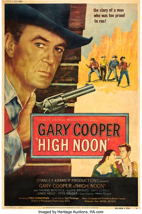 High Noon (United Artists, 1952). Poster (40" X 60") Style Y.. ... | Lot #83240 | Heritage Auctions