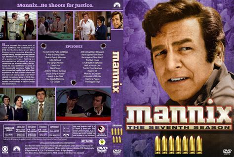 Mannix - Season 7 R1 Custom DVD Cover & Labels - DVDcover.Com