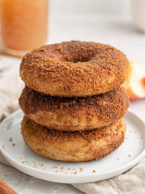 Gluten Free Baked Apple Cider Donuts - With Sweet Honey