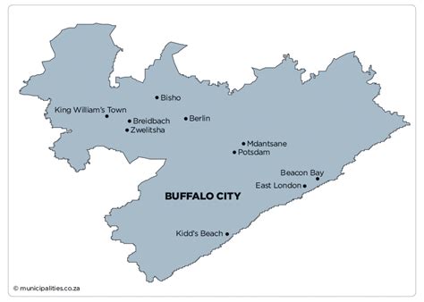 Buffalo City Metropolitan Municipality - Map