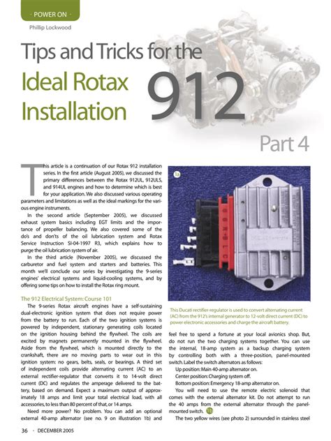 Rotax 912 Uls Wiring Diagram - Wiring Scan