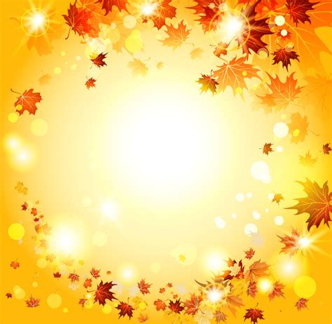 Beautiful autumn nature background vector 03 free download