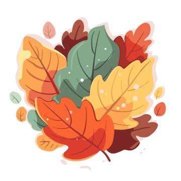 Autumn Leaves Collection Icon Clipart Vector, Autumn Clipart, Icon Clipart, Leaves Clipart PNG ...