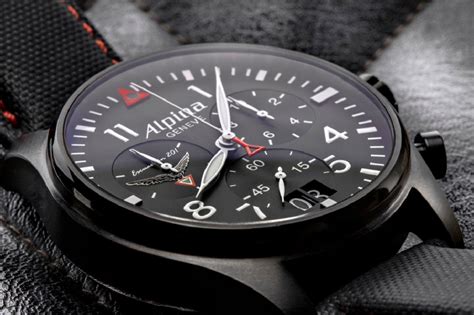 Alpina Startimer Pilot Chronograph Big Date "201st Squadron" LE Watch - watchuseek.com