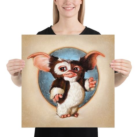 Gizmo From Gremlins Painting Print - Etsy