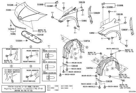 Toyota Sienna Fender Splash Shield (Left, Front). HOOD, Body, Interior ...