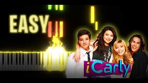 ICarly Theme song - EASY Piano Tutorial/Cover By Express Piano - YouTube