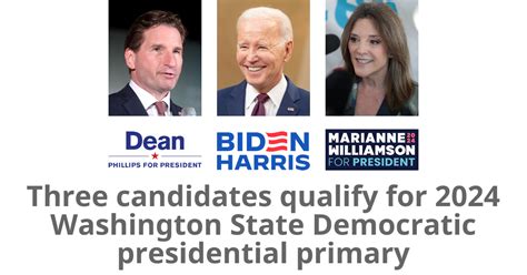 Washington State Democratic Party submits three names for 24 presidential primary ballot - NPI's ...