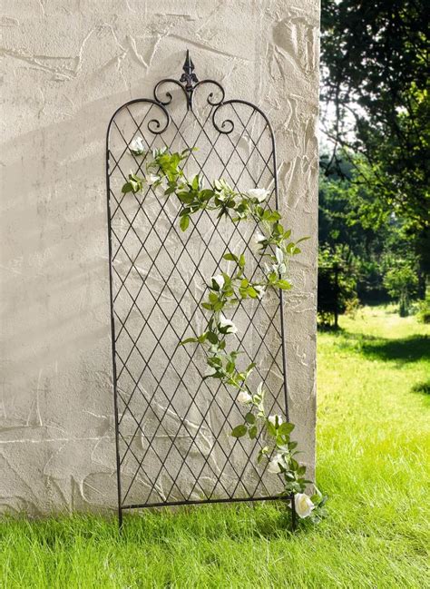 Trellis, Diamond Metal Trellis, Garden Decoration, Rose Pillar, Rose Trellis For Climbing Roses ...