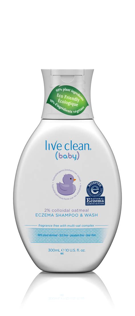 Live Clean Baby Eczema Shampoo & Wash, 10 fl oz - Walmart.com - Walmart.com