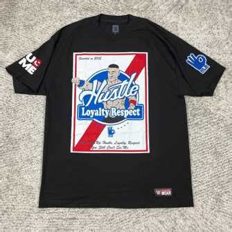 Vintage John Cena Shirt Mens XL Official WWE Hustle Loyalty Respect PBR ...