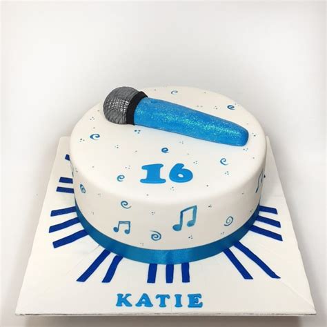 Glitter Microphone | Coast Cakes