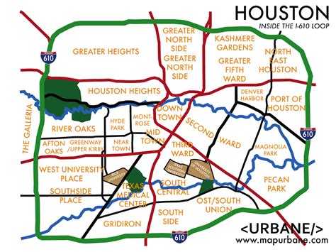 Cultural Map Of Houston Houston Map Houston Texas Liv - vrogue.co