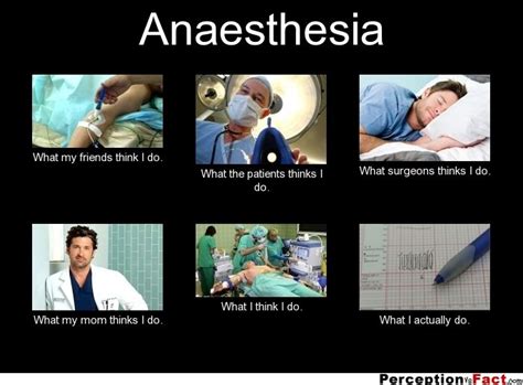 Anaesthesia Humor: What My Friends Think I Do