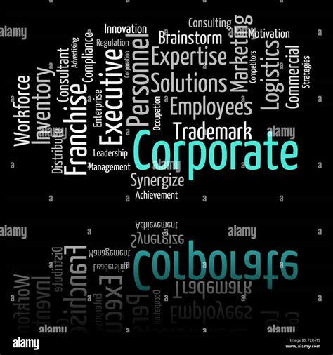 Corporate Word Meaning Text Professional And Company Stock Photo - Alamy