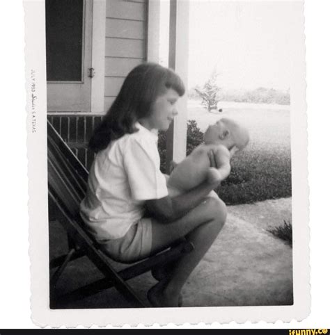 Janis Joplin and her brother, Michael. July 1953. Port Arthur, Texas. - iFunny