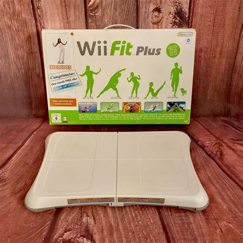 Wii Fit Plus Balance Board and Game Boxed used once Nintendo wii ...