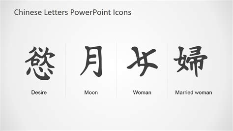 Chinese Symbols PowerPoint Icons - SlideModel