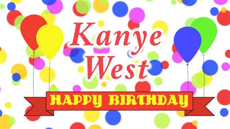 Happy Birthday Kanye West Song - YouTube