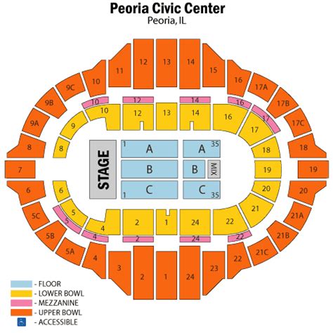 Civic Center Seating Chart Peoria Il | Cabinets Matttroy